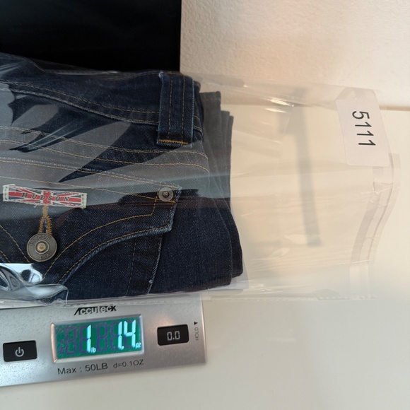 Hudson Jeans Women 26 Blue Signature Petite Bootcut Dark Wash Low Rise 90s Y2K - Picture 14 of 15